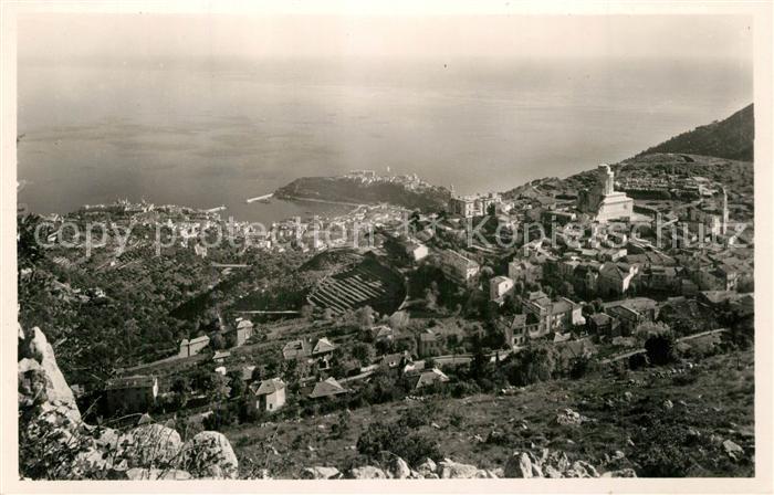 La Turbie Vue Generale et la Principauté de Monaco Côte d Azur