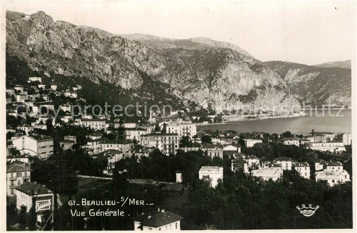 Beaulieu-sur-Mer Vue Generale Côte d Azur