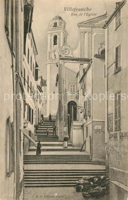 Villefranche-sur-Mer Rue de l'Eglise