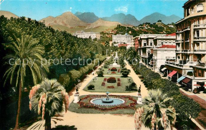 Menton Alpes Maritimes Jardins Biovès face au casino