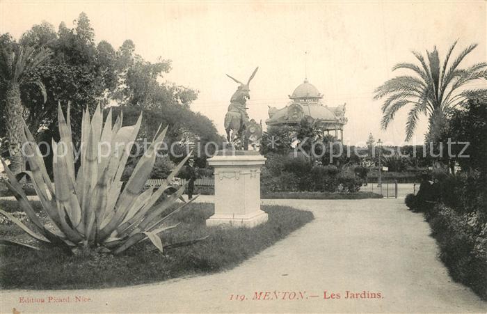 Menton Alpes Maritimes Les Jardins Monument