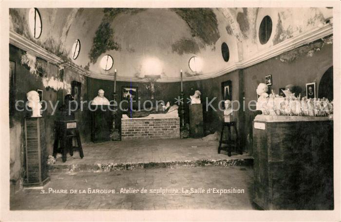 Antibes Alpes Maritimes Phare de la Garoupe Atelier de sculpture Salle d Exposit