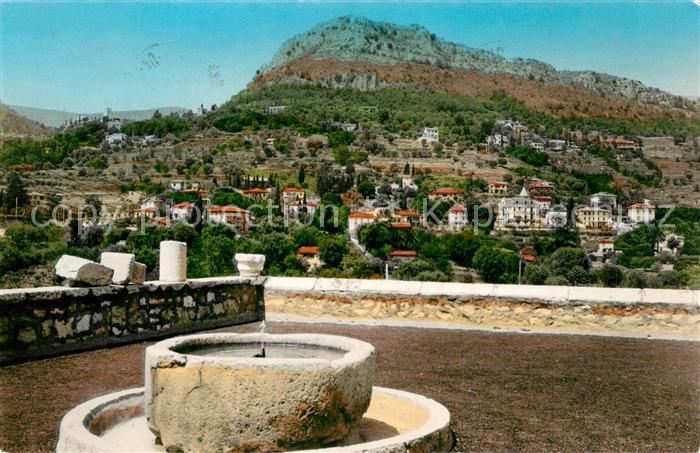 Vence-la-Jolie et ses environs au fond le Baou des Bla