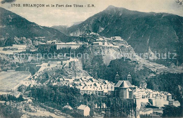 Briancon et le Fort des Têtes Alpes