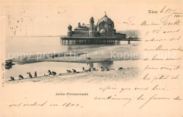 Nice Alpes Maritimes Jetée Promenade Cote d_Azur