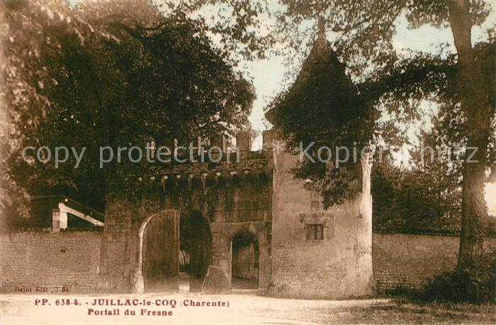 Juillac-le-Coq Portail du Fresne