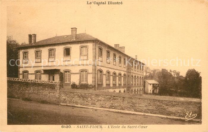Saint-Flour Cantal Ecole du Sacre Coeur