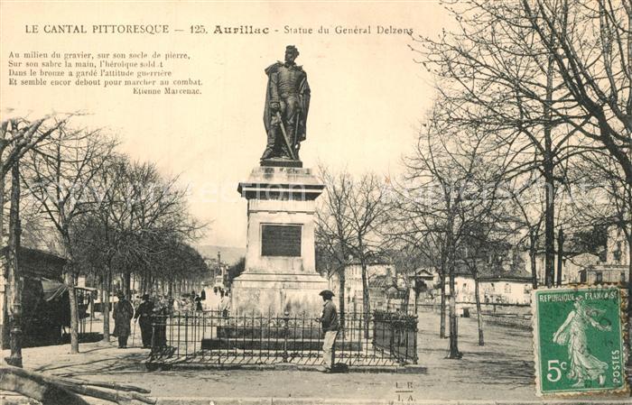 Aurillac Statue du General Delzens