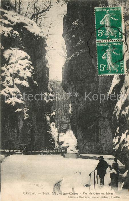 Vic-sur-Cere Pas de Cere en hiver