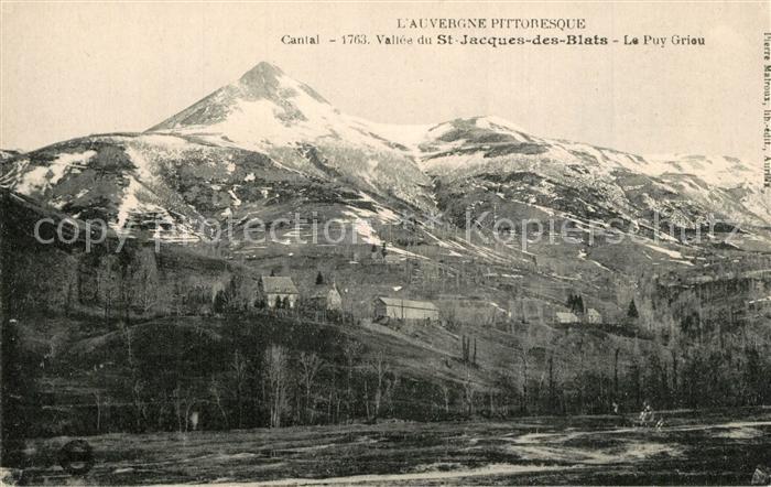 Cantal Auvergne Vallee du St Jacques des Blats Le Puy Grieu