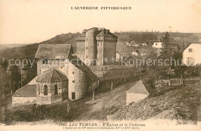 Les Ternes Eglise et le Chateau