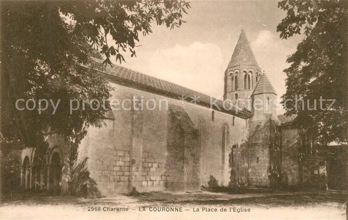 La Couronne Charente La Place de l'Eglise