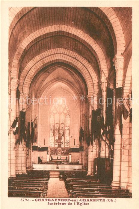 Chateauneuf-sur-Charente Interieur de l'Eglise