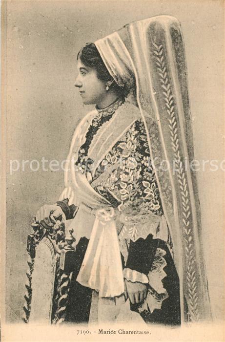 Charente Département Mariee Charentaise
