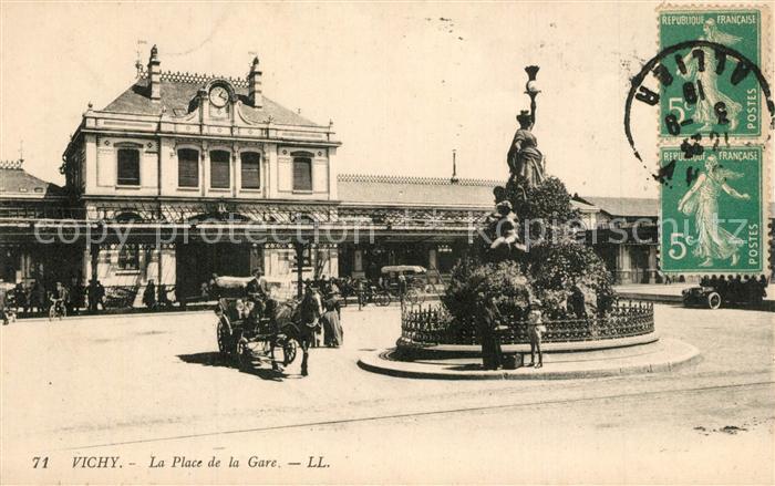 Vichy Allier La Place de la Gare