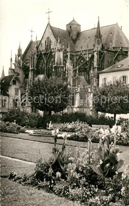 Troyes Aube Eglise Urbain IV et Jardin de la Prefecture