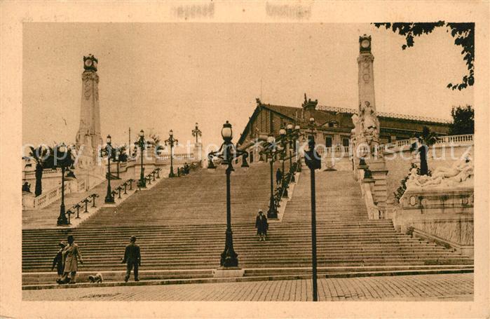 Marseille Bouches-du-Rhone Les Escaliers de la Gare