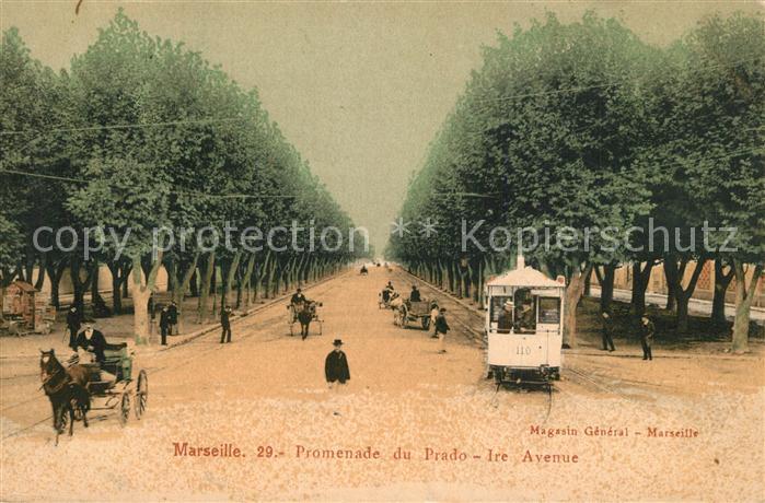 Marseille Bouches-du-Rhone Promenade du Prado Ire Avenue