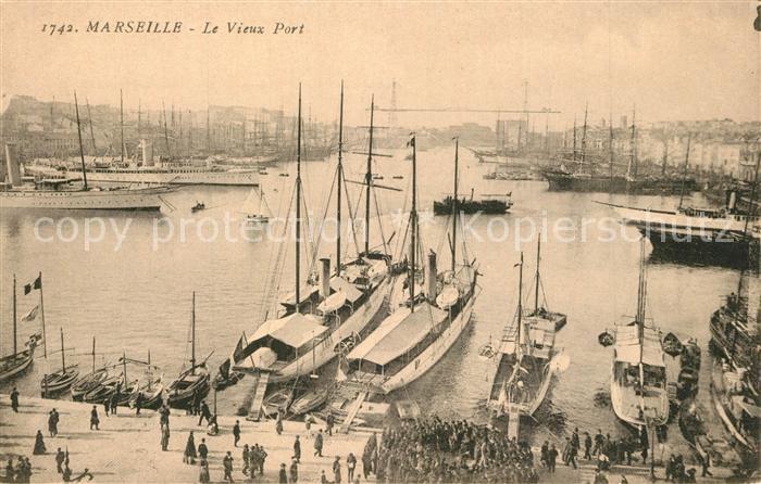 Marseille Bouches-du-Rhone Le Vieux Port
