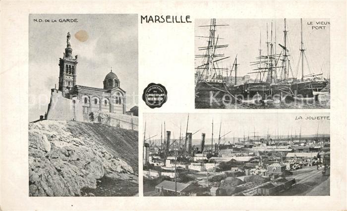 Marseille Bouches-du-Rhone ND de la Garde Le Vieux Port La Joliette