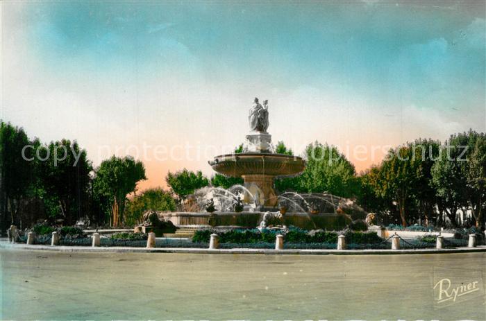 Aix-en-Provence La Grande Fontainesur la Rotonde