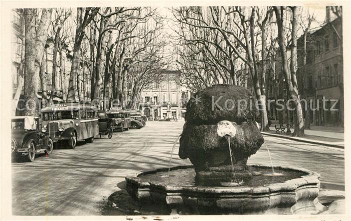 Aix-en-Provence Fontaine d’Eau chaude