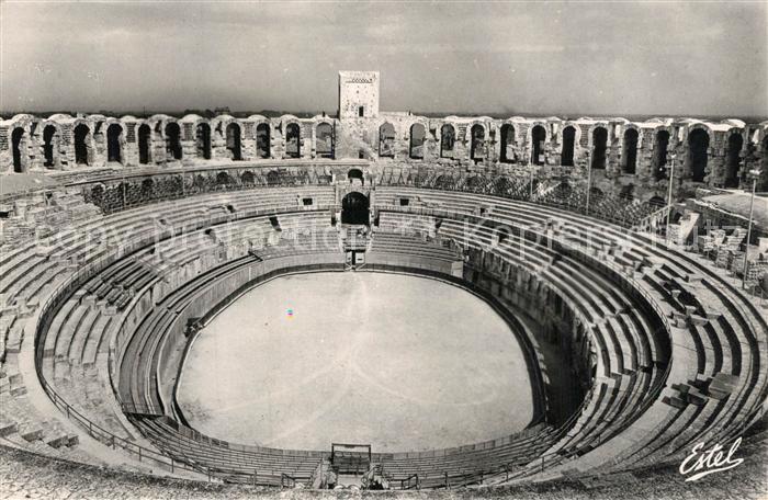 Arles Bouches-du-Rhone Les Arenes Vue interieure