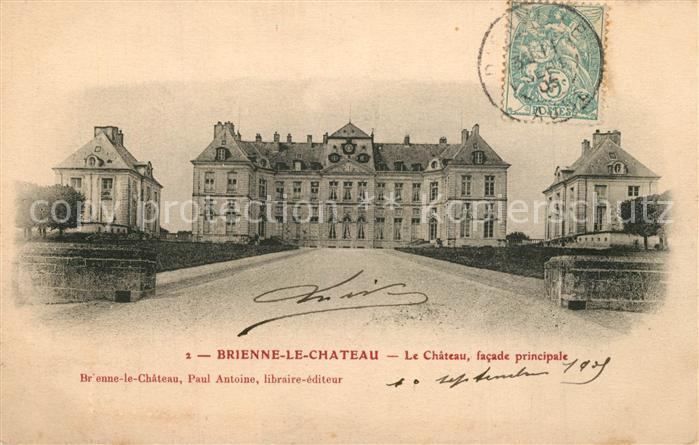 Brienne-le-Chateau Le Chateau facade principale
