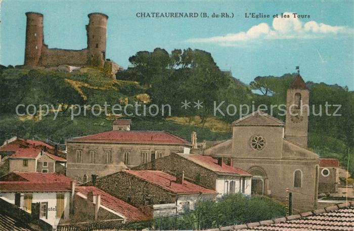 Chateaurenard Bouches-du-Rhone Eglise et les Tours