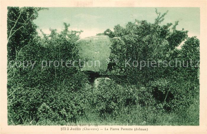 Juille Charente La Pierre Perrotte Paysage