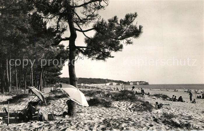 Saint-Georges-de-Didonne La plage devant la forêt Pointe de Suzac