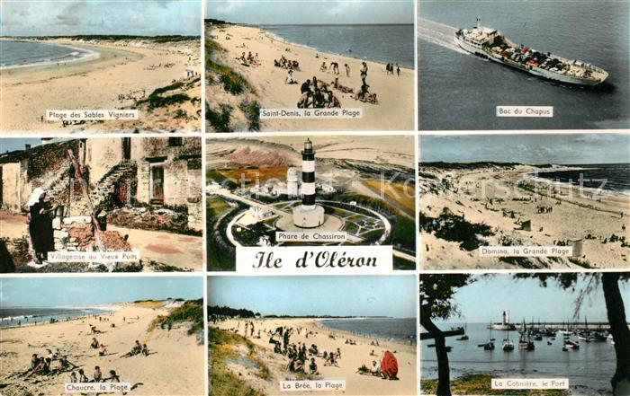 Ile d Oleron Plages de l'ile vieux puits Port Phare Bac