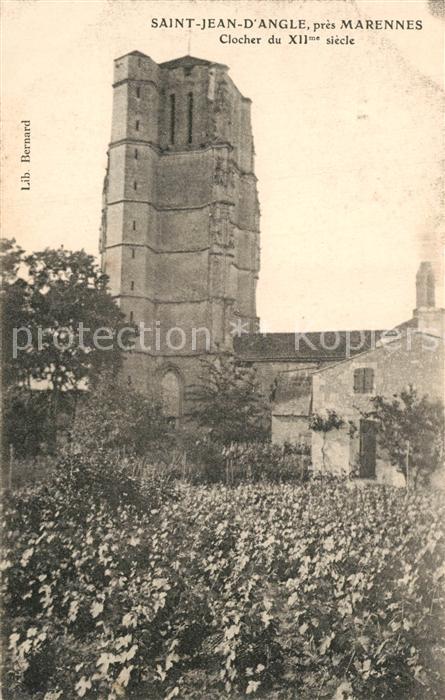 Saint-Jean-d Angle Clocher du XIIme siècle