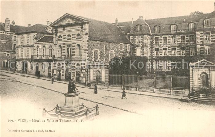 Vire Calvados Hotel de Ville Théâtre Monument