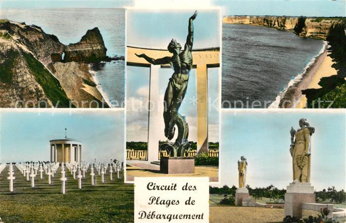 Ryes Circuit des Plages de Débarquement Pointe du Hoc Cimetière Américain Falais
