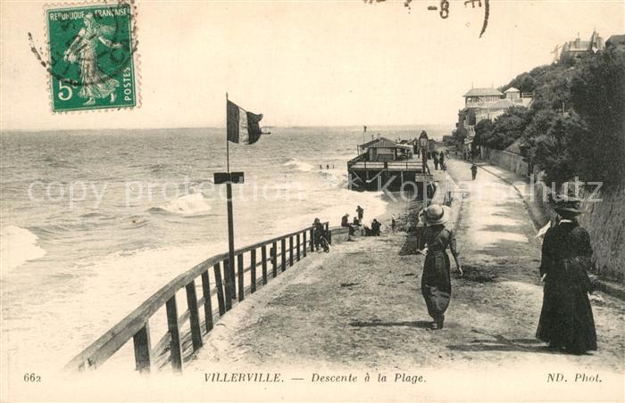 Villerville sur Mer Descente a la plage
