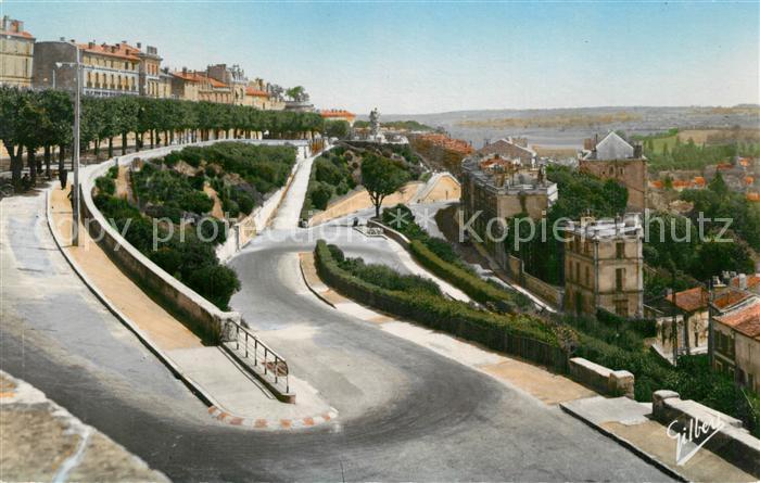 Angouleme Les Remparts et vue sur le Quartier Saint Martin