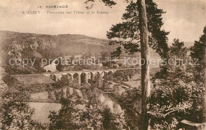 Clecy Panorama sur l'Orne et le Viaduc Paysage