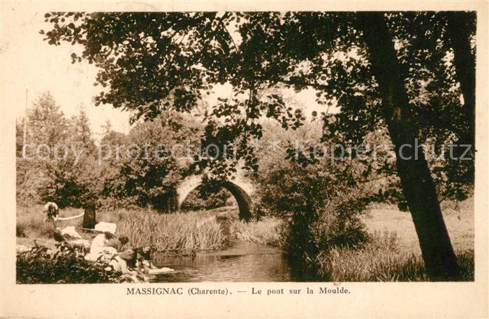 Massignac Le pont sur la Moulde