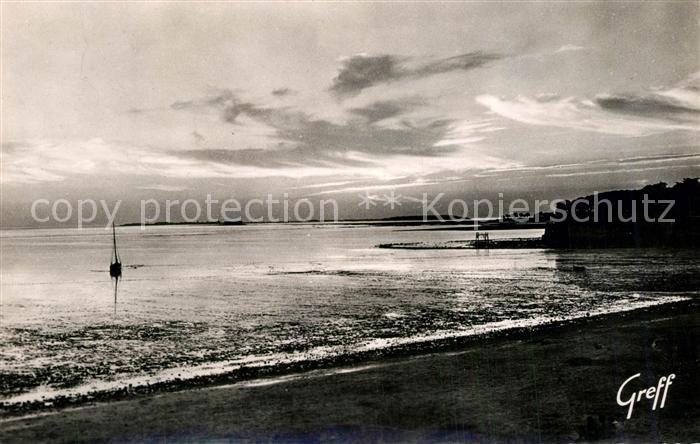 Fouras Charente-Maritime Soleil couchant sur la grande plage