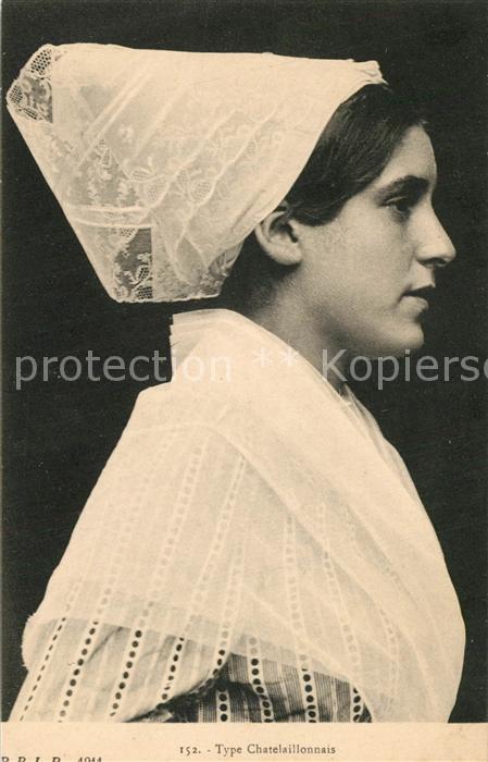 Chatelaillon-Plage Type Chatelaillonnais Costumes Trachten