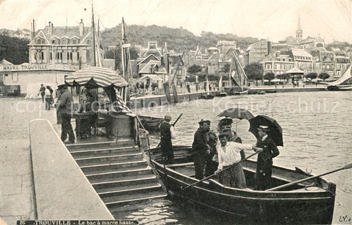 Trouville-sur-Mer Bac a marée haute