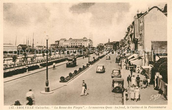 Trouville-sur-Mer La Reine des Plages Quai Casino et la P