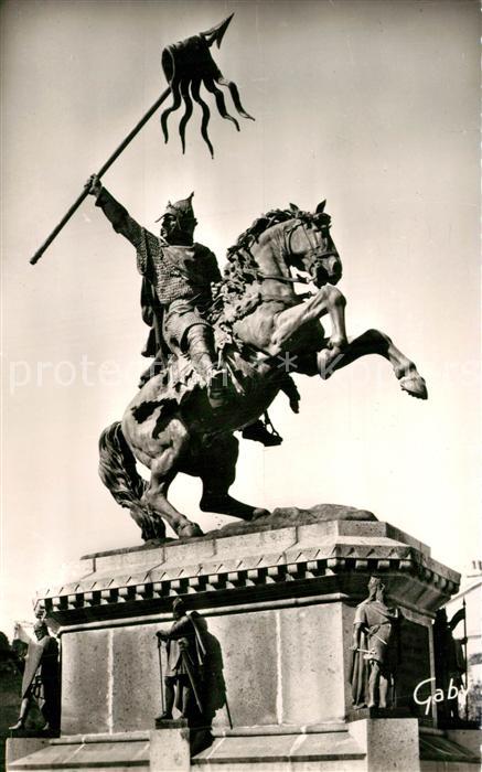 Falaise Calvados Statue de Guillaume le Conquérant Monum