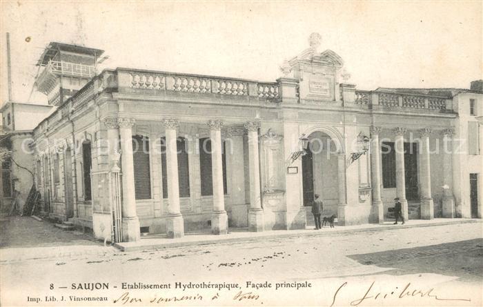 Saujon Etablissement Hydrothérapique Facade principale