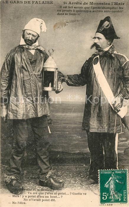 Falaise Calvados Le Gars de Falaise Légende de la Lanterne Sagen Maerchen