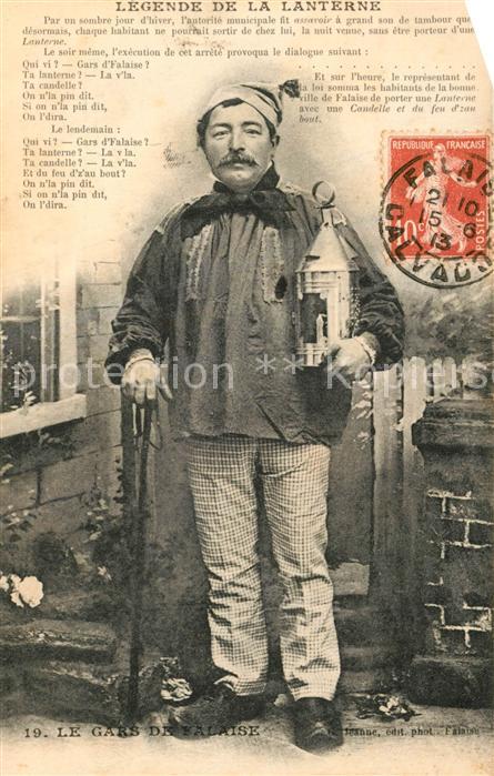 Falaise Calvados Le Gars de Falaise Légende de la Lanterne Sagen Maerchen