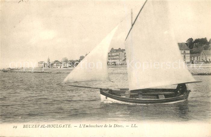 Beuzeval Embouchure de la Dives Voilier