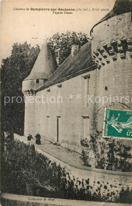 Dampierre-sur-Boutonne Chateau facade ouest