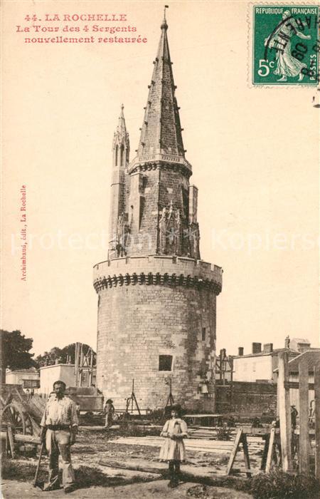 La Rochelle Charente-Maritime La Tour des 4 Sergents